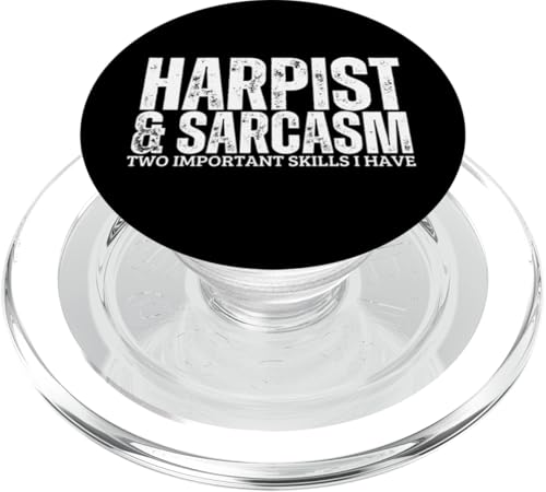 Harfenist und Sarkasmus Lustiger Harfenspieler PopSockets PopGrip für MagSafe Harfenist und Sarkasmus Lustiger Harfenspieler PopSockets PopGrip für MagSafe von Harp Music Designs For Harp Players
