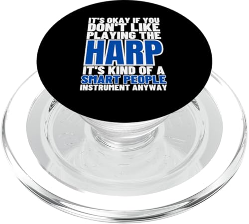 Harp Is For Smart People Lustige Harfenistin PopSockets PopGrip für MagSafe Harp Is For Smart People Lustige Harfenistin PopSockets PopGrip für MagSafe von Harp Music Designs For Harp Players
