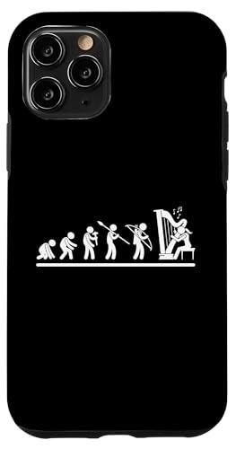 Harpist Evolution Harp Frauen Lustige Harfe Spieler Hülle für iPhone 11 Pro Harpist Evolution Harp Frauen Lustige Harfe Spieler Hülle für iPhone 11 Pro von Harp Music Designs For Harp Players