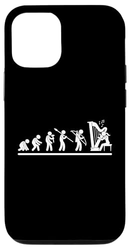 Harpist Evolution Harp Frauen Lustige Harfe Spieler Hülle für iPhone 12/12 Pro Harpist Evolution Harp Frauen Lustige Harfe Spieler Hülle für iPhone 12/12 Pro von Harp Music Designs For Harp Players