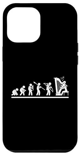 Harpist Evolution Harp Frauen Lustige Harfe Spieler Hülle für iPhone 12 Pro Max Harpist Evolution Harp Frauen Lustige Harfe Spieler Hülle für iPhone 12 Pro Max von Harp Music Designs For Harp Players