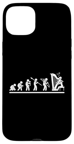 Harpist Evolution Harp Frauen Lustige Harfe Spieler Hülle für iPhone 15 Plus Harpist Evolution Harp Frauen Lustige Harfe Spieler Hülle für iPhone 15 Plus von Harp Music Designs For Harp Players
