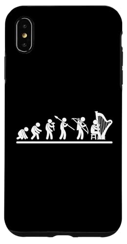 Harpist Evolution Harp Herren Lustiger Harfenspieler Hülle für iPhone XS Max Harpist Evolution Harp Herren Lustiger Harfenspieler Hülle für iPhone XS Max von Harp Music Designs For Harp Players