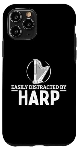 Leicht abgelenkt von Harfe Lustige Harfenistin Hülle für iPhone 11 Pro Leicht abgelenkt von Harfe Lustige Harfenistin Hülle für iPhone 11 Pro von Harp Music Designs For Harp Players