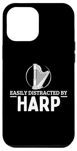 Leicht abgelenkt von Harfe Lustige Harfenistin Hülle für iPhone 12 Pro Max Leicht abgelenkt von Harfe Lustige Harfenistin Hülle für iPhone 12 Pro Max von Harp Music Designs For Harp Players