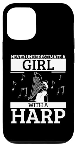 Never Underestimate A Girl With A Harp Funny Women Harfenist Hülle für iPhone 12/12 Pro Never Underestimate A Girl With A Harp Funny Women Harfenist Hülle für iPhone 12/12 Pro von Harp Music Designs For Harp Players