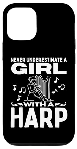 Never Underestimate A Girl With A Harp Funny Women Harfenist Hülle für iPhone 12/12 Pro Never Underestimate A Girl With A Harp Funny Women Harfenist Hülle für iPhone 12/12 Pro von Harp Music Designs For Harp Players