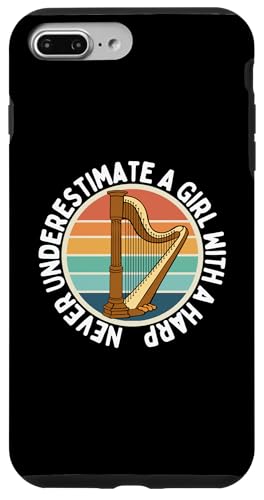 Never Underestimate A Girl With A Harp Funny Women Harfenist Hülle für iPhone 7 Plus/8 Plus Never Underestimate A Girl With A Harp Funny Women Harfenist Hülle für iPhone 7 Plus/8 Plus von Harp Music Designs For Harp Players