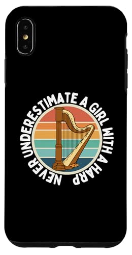Never Underestimate A Girl With A Harp Funny Women Harfenist Hülle für iPhone XS Max Never Underestimate A Girl With A Harp Funny Women Harfenist Hülle für iPhone XS Max von Harp Music Designs For Harp Players