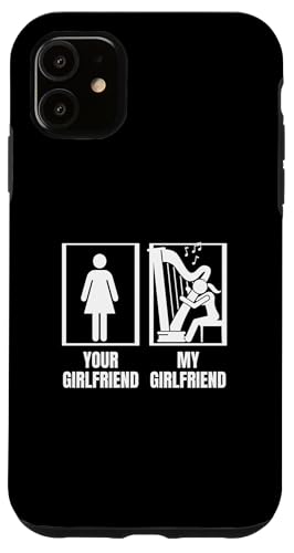Your Girlfriend My Girlfriend Harp Boyfriend Funny Harfenist Hülle für iPhone 11 Your Girlfriend My Girlfriend Harp Boyfriend Funny Harfenist Hülle für iPhone 11 von Harp Music Designs For Harp Players