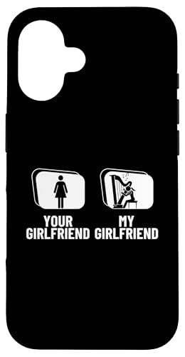 Your Girlfriend My Girlfriend Harp Boyfriend Funny Harfenist Hülle für iPhone 16 Your Girlfriend My Girlfriend Harp Boyfriend Funny Harfenist Hülle für iPhone 16 von Harp Music Designs For Harp Players