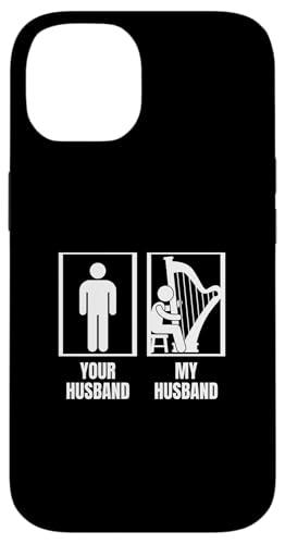 Your Husband My Husband Harp Wife Funny Harfenist Hülle für iPhone 14 Your Husband My Husband Harp Wife Funny Harfenist Hülle für iPhone 14 von Harp Music Designs For Harp Players
