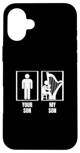 Your Son My Son Harp Dad Mom Funny Harfenist Hülle für iPhone 16 Plus Your Son My Son Harp Dad Mom Funny Harfenist Hülle für iPhone 16 Plus von Harp Music Designs For Harp Players