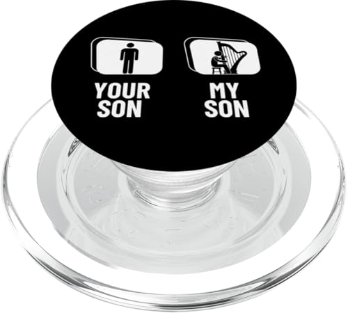 Your Son My Son Harp Dad Mom Funny Harfenist PopSockets PopGrip für MagSafe Your Son My Son Harp Dad Mom Funny Harfenist PopSockets PopGrip für MagSafe von Harp Music Designs For Harp Players