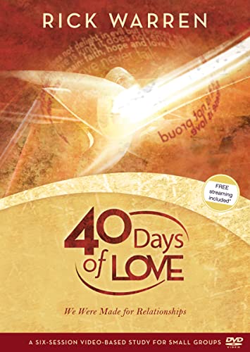 40 Days of Love: We Were Made for Relationships 40 Days of Love: We Were Made for Relationships von HarperChristian Resources