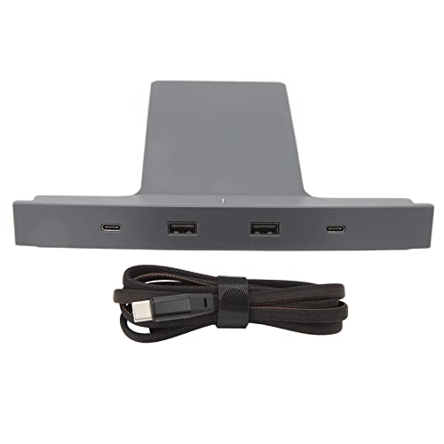 Harpra Auto USB Multiple Hub, Ladeanschlüsse Smart Dockingstation Mittelkonsole Sensor Adapter, Kompatibel mit 3 Y 2021+ von Harpra
