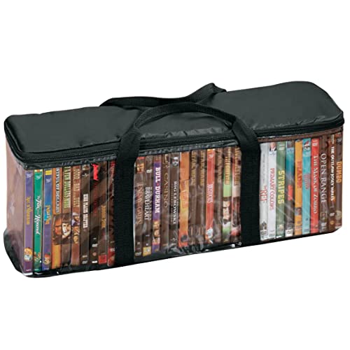 Harrington Marley DVD-Case, Tasche, transparente Abdeckung mit Reißverschluss, DVD-Schutz, Staubsammelhalter/Organizer, Blu-Ray/PC/Xbox/PlayStation-Spiele, starke Tragegriffe Harrington Marley DVD-Case, Tasche, transparente Abdeckung mit Reißverschluss, DVD-Schutz, Staubsammelhalter/Organizer, Blu-Ray/PC/Xbox/PlayStation-Spiele, starke Tragegriffe von Harrington Marley
