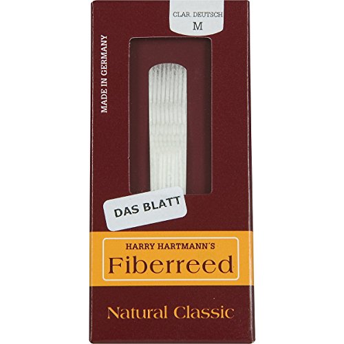 Fiberreed Blatt BB-Klarinette Deutscher Schnitt Natural Classic MS von Harry Hartmann fiberreed