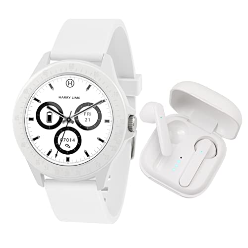 Harry Lime Smartwatch HA07-2000-TWS, GPS, weiß, Modern von Harry Lime