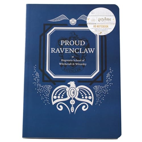 Half Moon Bay Harry Potter A5 weiches Notizbuch – Proud Ravenclaw – Journal Notebook A5 Merch – Ravenclaw Merchandise von Harry Potter