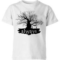 Harry Potter Always Tree Kids' T-Shirt - White - 11-12 Jahre von Harry Potter