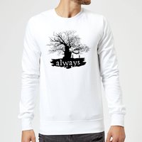 Harry Potter Always Tree Sweatshirt - White - S von Harry Potter