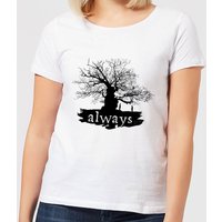 Harry Potter Always Tree Women's T-Shirt - White - M von Harry Potter