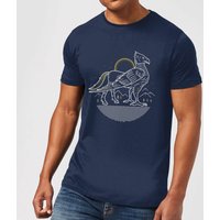 Harry Potter Buckbeak Men's T-Shirt - Navy - L von Harry Potter