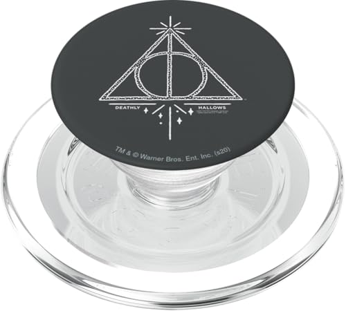 Harry Potter Deathly Hallows Line Art PopSockets PopGrip für MagSafe von Harry Potter