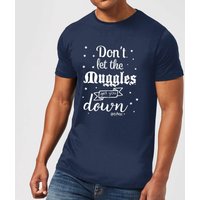 Harry Potter Don't Let The Muggles Get You Down Herren T-Shirt - Navy Blau - L von Harry Potter