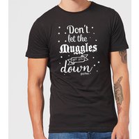 Harry Potter Don't Let The Muggles Get You Down Herren T-Shirt - Schwarz - 3XL von Harry Potter