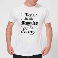 Harry Potter Don't Let The Muggles Get You Down Herren T-Shirt - Weiß - 5XL von Harry Potter