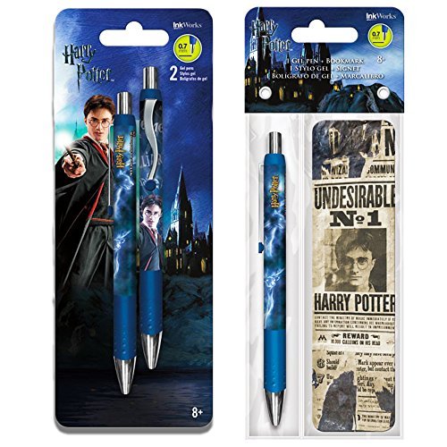 Harry Potter Gel Stift und Lesezeichen-Set 3 Pens with Bookmark von Harry Potter