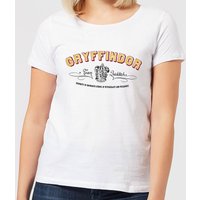 Harry Potter Gryffindor Team Quidditch Damen T-Shirt - Weiß - M von Harry Potter