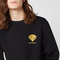 Harry Potter Gryffindor Unisex Embroidered Sweatshirt - Black - M von Harry Potter