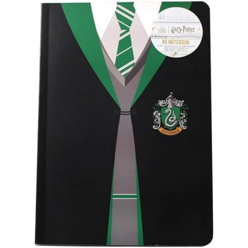 Harry Potter Half Moon Bay Half Moon Bay A5 weiches Notizbuch – Slytherin Uniform – Slytherin Merchandise – Tagebuch Notizbuch A5 Merch von Harry Potter