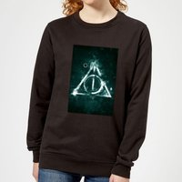 Harry Potter Hallows Painted Women's Sweatshirt - Black - M von Harry Potter
