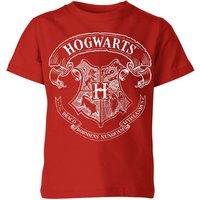 Harry Potter Hogwarts Crest Kinder T-Shirt - Rot - 11-12 Jahre von Harry Potter