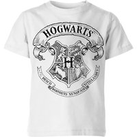 Harry Potter Hogwarts Crest Kinder T-Shirt - Weiß - 11-12 Jahre von Harry Potter