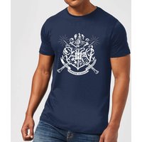 Harry Potter Hogwarts House Crest Herren T-Shirt - Navy Blau - XXL von Harry Potter