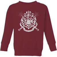 Harry Potter Hogwarts House Crest Kids' Sweatshirt - Burgundy - 3-4 Jahre von Harry Potter