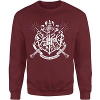 Harry Potter Hogwarts House Crest Sweatshirt - Burgundy - L von Original Hero
