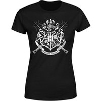 Harry Potter Hogwarts House Crest Women's T-Shirt - Black - L von Harry Potter