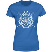 Harry Potter Hogwarts House Crest Women's T-Shirt - Blue - M von Harry Potter