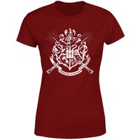 Harry Potter Hogwarts House Crest Women's T-Shirt - Burgundy - M von Harry Potter