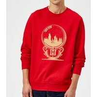 Harry Potter Hogwarts Snowglobe Sweatshirt - Red - S von Harry Potter