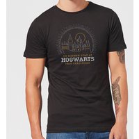 Harry Potter I'd Rather Stay At Hogwarts Herren Christmas T-Shirt - Schwarz - S von Harry Potter