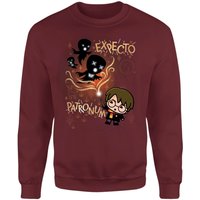 Harry Potter Kids Expecto Patronum Sweatshirt - Burgundy - M von Harry Potter
