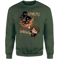 Harry Potter Kids Expecto Patronum Sweatshirt - Green - L von Harry Potter