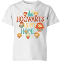 Harry Potter Kids Hogwarts Is My Home Kids' T-Shirt - White - 3-4 Jahre von Harry Potter